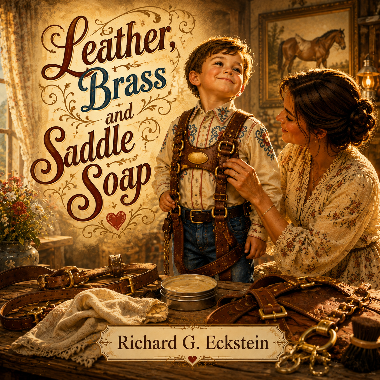 Leather, Brass, and Saddle Soap cover art